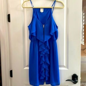 Royal Blue Ruffle Dress